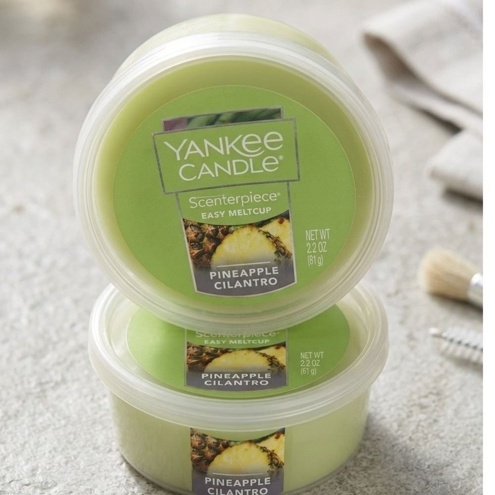 2pk Yankee Candle Pineapple Cilantro Scenterpiece Easy MeltCups Retired HTF New